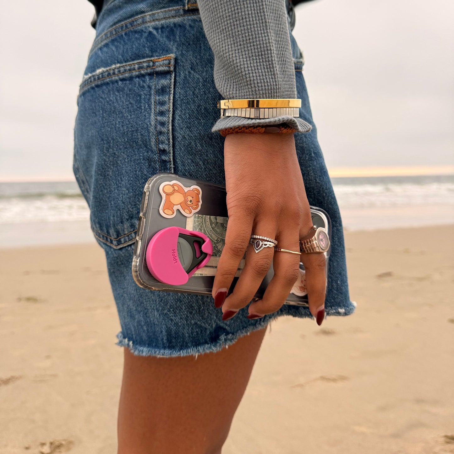 Holdt Slip: Stick-On Fob Holder